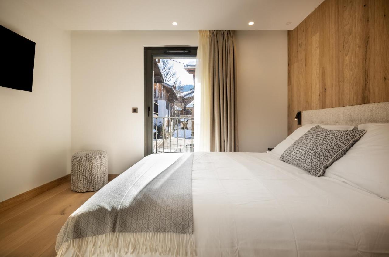 Ecrin Blanc - Appartement Haut De Gamme - Balcon Avec Vue - Centre De Megève Eksteriør bilde