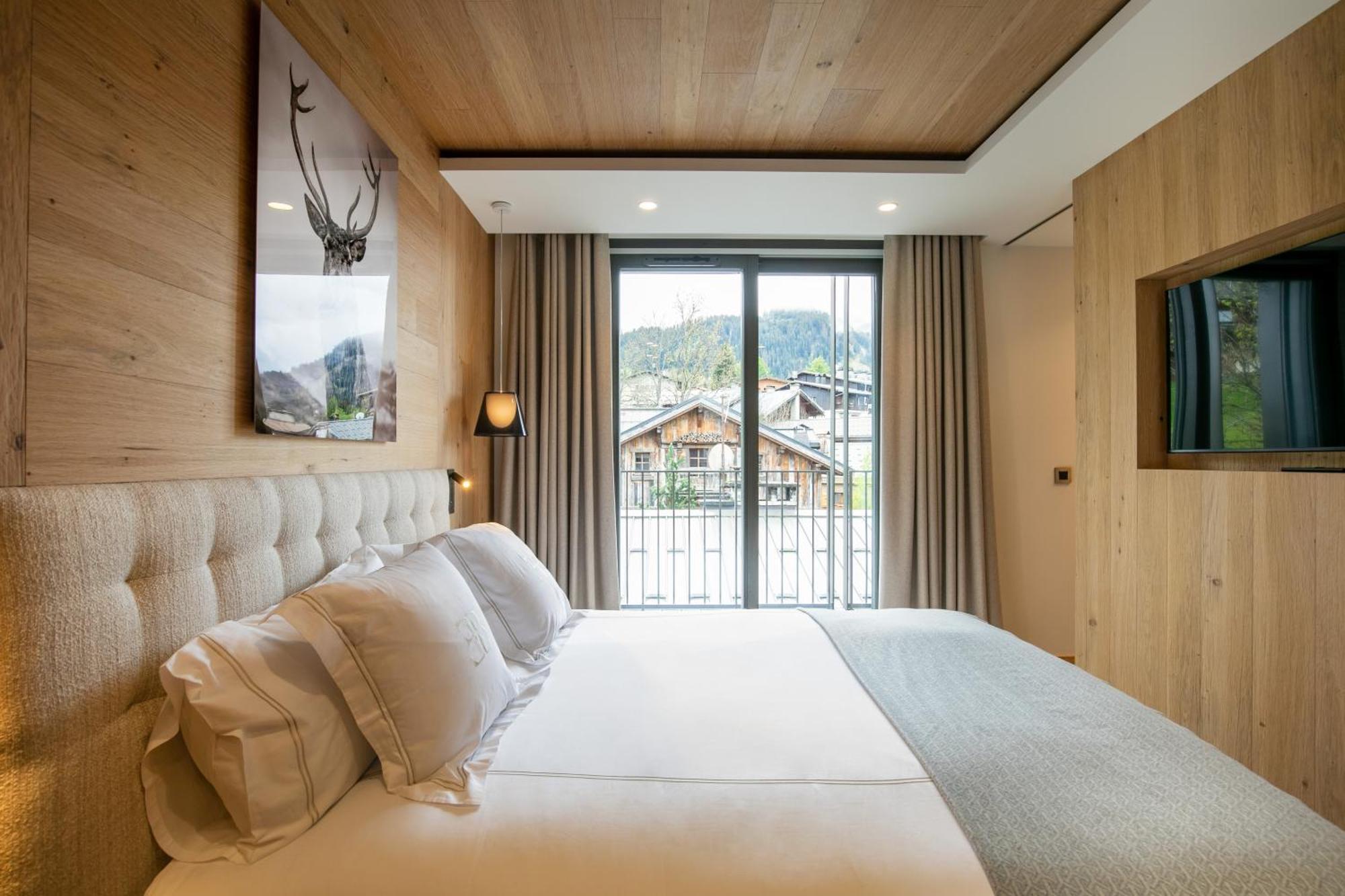 Ecrin Blanc - Appartement Haut De Gamme - Balcon Avec Vue - Centre De Megève Eksteriør bilde