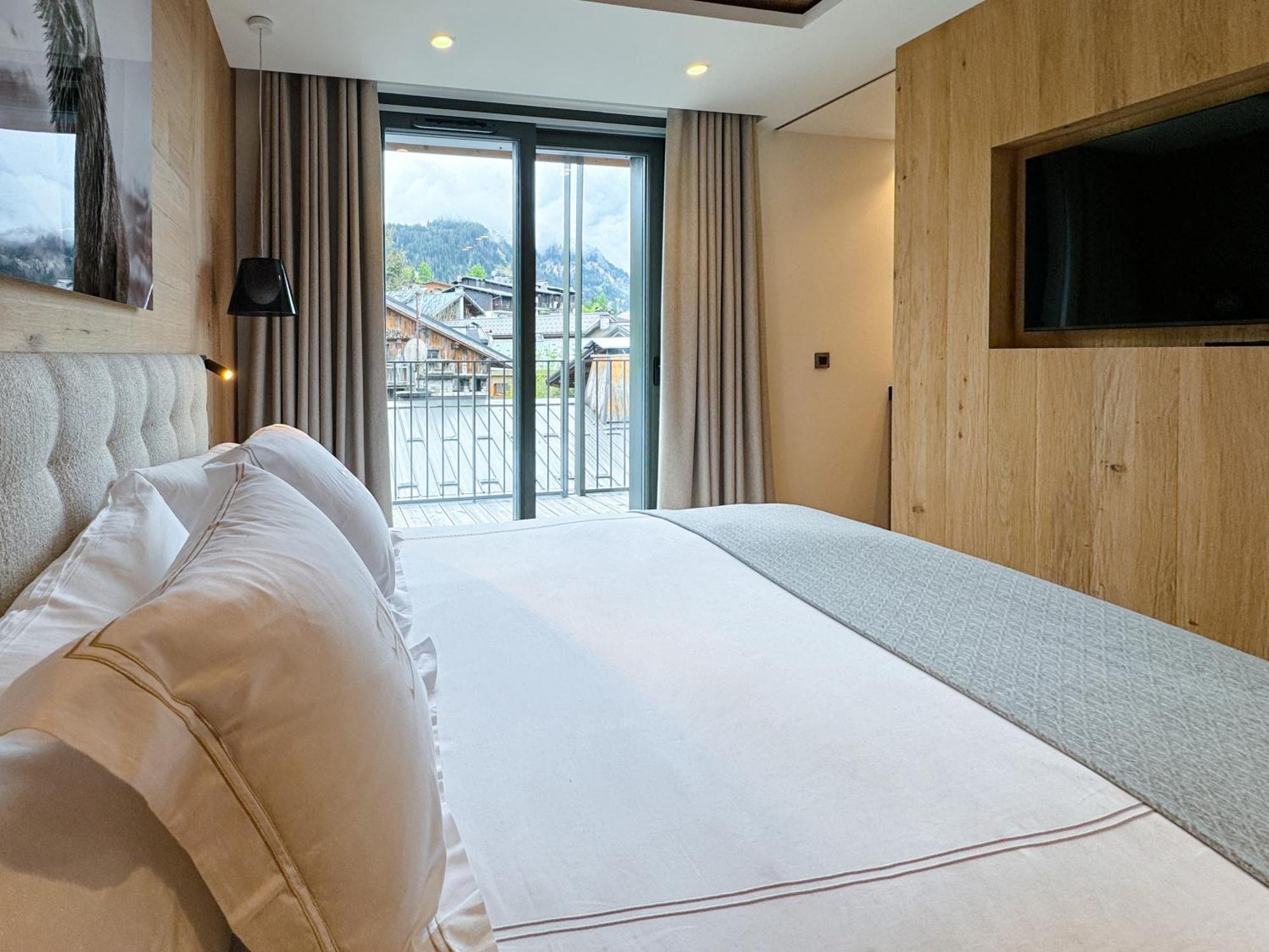 Ecrin Blanc - Appartement Haut De Gamme - Balcon Avec Vue - Centre De Megève Eksteriør bilde